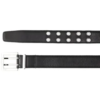 Diesel Ledergürtel mit Metallösen - B-ROCK schwarz 100