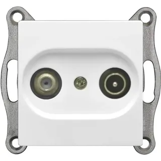 Günsan VISAGE + MODERNA Modul TV End-Dose Weiss