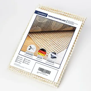Lumaland Teppichunterlage Antirutschmatte 80 x 200 cm | rutschfeste Teppich Stopper Unterlage | [Zuschneidbar & Atmungsaktiv]