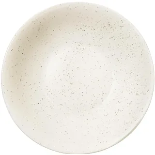 Broste Copenhagen Nordic Vanilla Suppenteller 22,5 cm beige/weiß