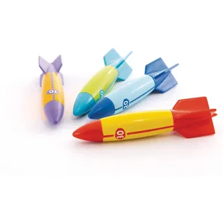 Intex Unterwasser Torpedos Spielzeug, Tauchspiel für Kinder, Dive Toys mit Punktwerten, Buntes Wasserspiel für Pool & Schwimmbad