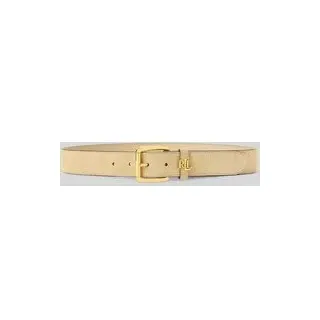 Gürtel aus echtem Leder, Taupe, M
