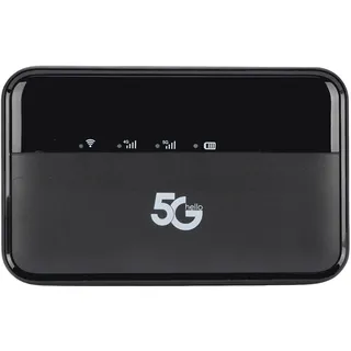 YUEHISY 5G Mobiler Hotspot, WiFi6 Travel Router mit Nano SIM -Kartensteckplatz und 10000 -mAh -, Unterstützt 32 Geräte Gleichzeitig für Hochgeschwindigkeits -Internet