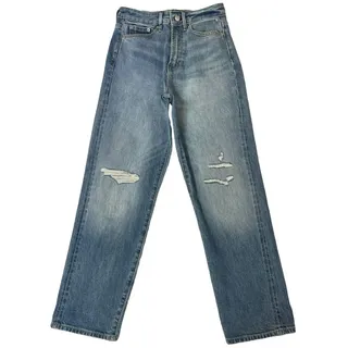 DENHAM 5-Pocket-Jeans blau