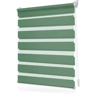 Lichtblick Duo Rollo ohne Bohren Blickdicht Salbei 45 cm x 130 cm (B x L)