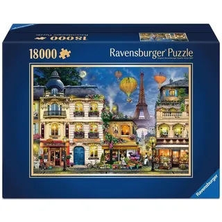 Ravensburger Puzzle 17829 - Abendspaziergang durch Paris - 18000 Teile Riesen-Puzzle für Paris-Fans und Puzzle-Profis ab 14 Jahren