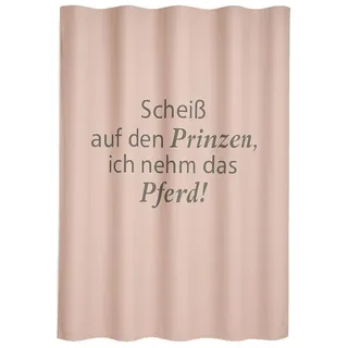 KLEINE WOLKE Duschvorhang Prinz 180 x 200 cm pastellrose