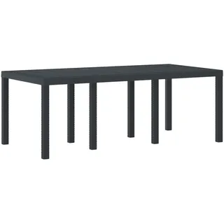 vidaXL Gartentisch 200 x 100 x 73 cm Anthrazit
