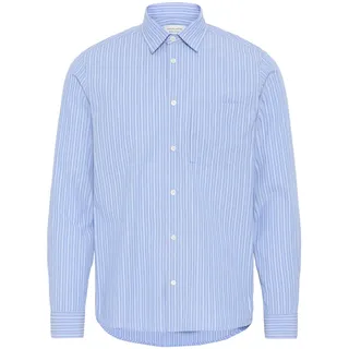 CASUAL FRIDAY Langarmhemd gestreift Blau XL