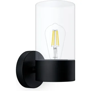 Philips Außenwandleuchte Aluminium 29,6 cm E27 0 lm schwarz
