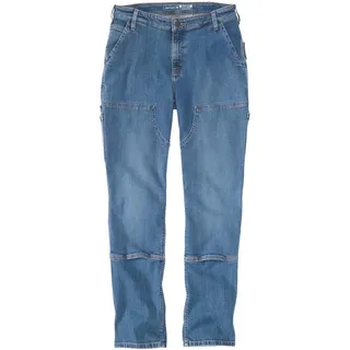 CARHARTT Double Front Straight Damen Jeans Blau