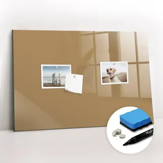 Tulup Magnettafel 60 x 40 cm Beige