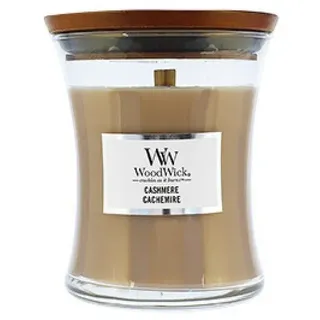 Woodwick Linen Duftkerze mit Holzdocht 85 g