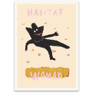 The Poster Club - Habitat von Das Rotes Rabbit, 30 x 40 cm