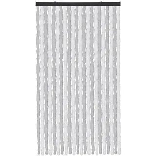 Arsvita Flauschvorhang, Hellgrau, Kunststoff, 90x2x200 cm, Wohntextilien, Gardinen & Vorhänge, Fertiggardinen, Fadenvorhänge