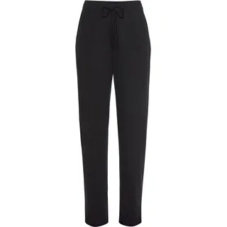 Jerseyhose BEACHTIME Gr. 36, N-Gr, schwarz Damen Hosen Strandhosen mit Taschen, Jogginghose, Relaxhose, Basic