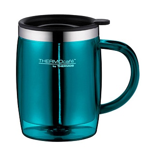 THERMOcafé by THERMOS Isolierbecher Desktop Mug türkis 0,35 l