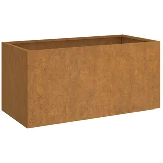 vidaXL Pflanzkübel 62 x 30 x 29 cm Cortenstahl