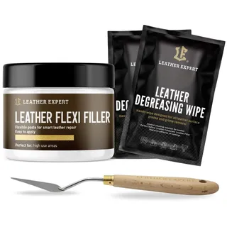 Leather Expert Lederreparatur Paste “Leather Flexi Filler” 50 ml - Lederpflege Auto - Kunstleder Reparaturset - Auto Lederpflege - Leder Pflegemittel Auto - Leder Pflege