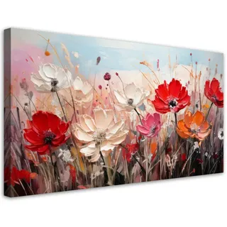 Feeby Leinwandbild, Mehrfarbig, Textil, Baum/Pflanze/Natur, Rechteckig, 120x60 cm, Bilder und Zubehör, Wandbilder, Leinwandbilder