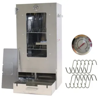 Eurocatch Räucherofen Eurocatch Magnum Räucherofen - mit Thermometer - Räucherhaken 80 cm