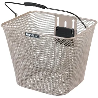 Basil Bilbao KF Fahrradkorb vorne Nude Metallic