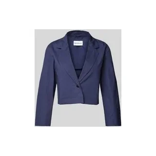 Cropped Blazer mit Reverskragen Modell 'ZOLLA', Marine, 42