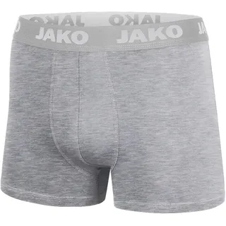 Jako Boxershorts Basic grau/silber S 2er Pack