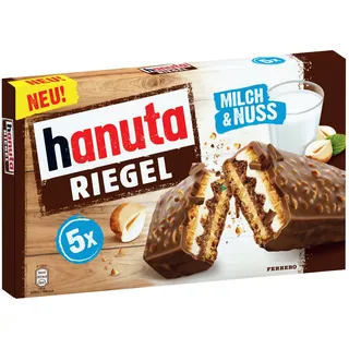 Ferrero hanuta Riegel Milch & Nuss