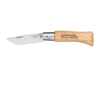OPINEL Messer Nr. 2 Tradition Edelstahl – Griff 4,5 cm Buchenholz