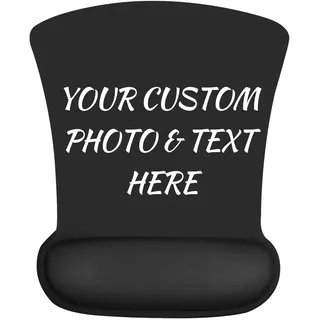 Personalisierte Foto Gaming Mauspad mit Handgelenkstütze benutzerdefinierte Anime Mauspads mit Handgelenkstütze Gel Mauspad rutschfeste Gummibasis Anpassbar ergonomisches Mousepad