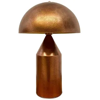 Bamyum Tischleuchte Nachttischlampe mit Kabel Lipeo Metall Pilz Lampe, ohne Leuchtmittel braun