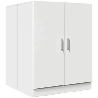 vidaXL Waschmaschinenschrank 71 x 71,5 x 91,5 cm Weiß Spanplatte