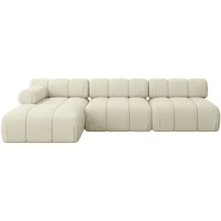 altdecor Eckcouch Polyester 5-Sitzer Beige
