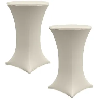 Trutzholm Stehtischhusse Beige Ø 70 cm 2er Set