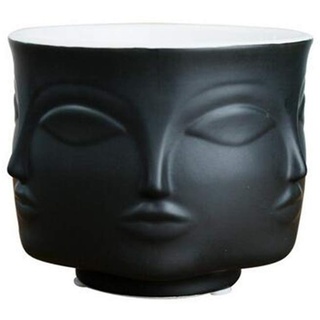 EgBert Moderne Keramik-Blumenpot Vase Dora Maar Musa Jonathan Adler Dekorationsleiter Figure Design - Schwarz
