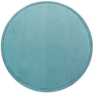 TT Home Krabbelmatte Kinderteppich 80 x 80 cm Blau