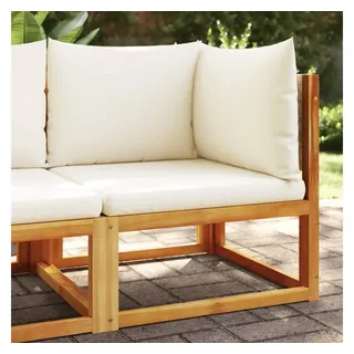 vidaXL Garten-Ecksofa Loungesofa beige