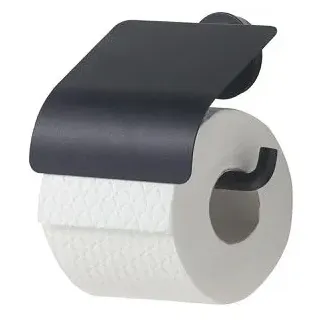 Tiger Toilettenpapierhalter Urban 1316630746, schwarz, zum Bohren, für 1 Rolle, aus Edelstahl