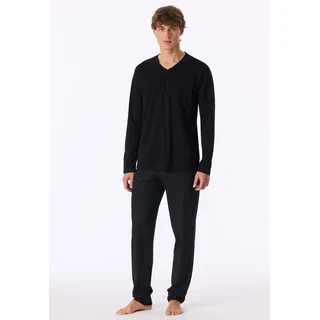 SCHIESSER Schlafanzug Uncover Nightwear Schwarz 58