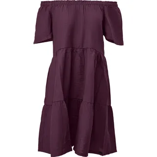 QS Minikleid Carmenausschnitt Rot 44