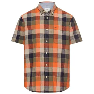 CAMEL ACTIVE Kurzarmhemd kariert Orange M