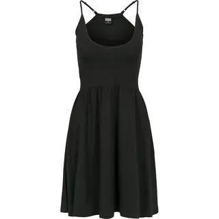 Urban Classics Ladies Spaghetti Dress Frauen Kurzes Kleid schwarz - M