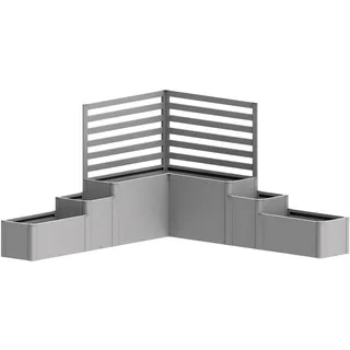 Biohort DaVinci Version 1 299,5 x 299,5 x 168 cm Silber