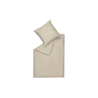 Schöner Wohnen Pure unifarben Satin beige 155 x 220 cm + 2 x 80 x 80 cm
