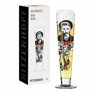 Ritzenhoff & Breker Ritzenhoff Bierglas Heldenfest 385 ml Kristall, Kristalloptik Braun Bronze