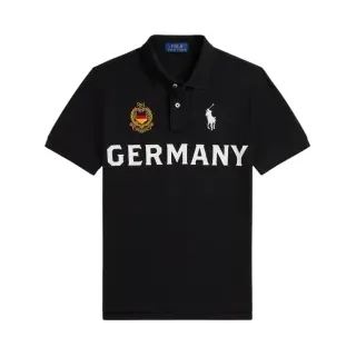 Polo Ralph Lauren für Jungen. 323B27894001 Schwarzes Baumwoll-Piqué-Poloshirt aus Deutschland ((L) 10/12años= 150/161 cm), Lässig, Baumwolle