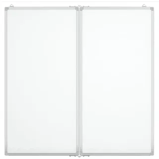 vidaXL Magnetisches Whiteboard Klappbar 80 x 80 cm Weiß