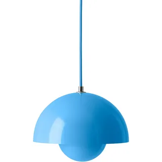 &Tradition - FlowerPot Pendelleuchte VP1 (farbig), swim blau