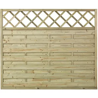 Plus Sichtschutzzaun Bergen 180 x 150 cm Grün Holz